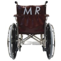 18" Wide Non-Magnetic MRI Wheelchair w/ Flip Back Arms and Detachable Footrests