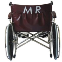 24" Wide Non-Magnetic MRI Wheelchair w/ Detachable Footrests