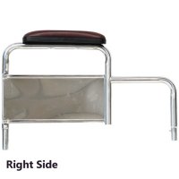 MRI Desk Length Detachable Arm Assembly for 22" and 24" Wide Chairs Non Magnetic