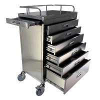 Show product details for MRI Non-Magnetic Stainless Steel Cart