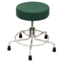 Non-Magnetic MRI Adjustable Stool, 15" to 21" with Rubber Tips