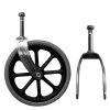 Wheelchair Forks, Wheels, and Fork Mount Assemblies