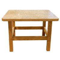 Non-Magnetic MRI Pediatric Solid Oak Table