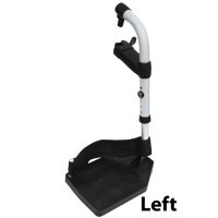 FR3110X-01 MRI Non-Ferromagnetic Detachable Footrest for Aluminum Wheelchair