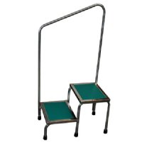 MRI Non-Magnetic Narrow Double Step Stool with Handle