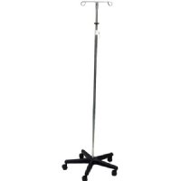 MRI Non-Magnetic Plastic Base IV Pole