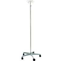 MRI Non-Magnetic Aluminum Base IV Pole