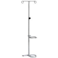 MRI IV Oxygen Pole for Aluminum Chair Non Ferromagnetic