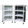 Show product details for MRI Non-Magnetic 3 Shelf PVC Linen and Multi-Use Cart, Shelf Size