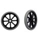 Show product details for MRI 8" Front Wheel for Standard Wheelchairs Non-Magnetic