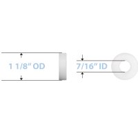 MRI Wheelchair Plastic Bearing for Rear Wheel 7/16" ID x 1 1/8" OD