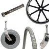 Wheels for MRI Wheelchairs