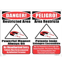 MRI Warning Sign-Combination of MTM1358-01 & MTM1359-01