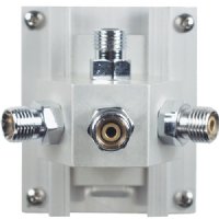 MRI Non-Magnetic Check Valve Manifold on Wall Mount Bracket