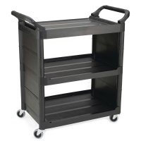 Utility Cart With 3 Shelves and 3" Non Magnetic Castors