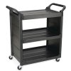 Show product details for Utility Cart With 3 Shelves and 3" Non Magnetic Castors