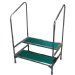Show product details for MRI Non-Magnetic Double Step Stool with 41" Handrails