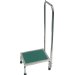 Show product details for MRI Non-Magnetic Step Stool with 41" Handrail