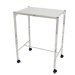 Show product details for MRI Non-Magnetic Utility Table with Top Shelf, 18" x 24"