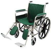 20" Wide Non-Magnetic MRI Wheelchair w/ Detachable Elevating Legrests