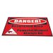 Show product details for MRI Non-Magnetic Floor Sticker Warning Sign "Magnet Always On"