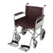 Show product details for 20" Wide MRI Non-Magnetic Transport Chair with Detachable Footrests