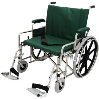 26" Wide Non-Magnetic MRI Bariatric Wheelchair w/ Detachable Footrests