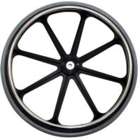 MRI Non-Magnetic 24" Rear Wheel Complete for Standard Wheelchairs